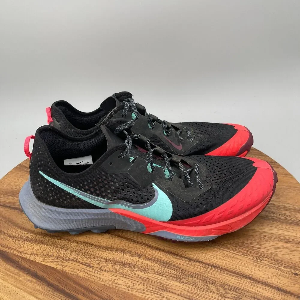 Nike Air Zoom Terra Kiger 7 Shoes Mens Size 11.5 Black Trail Running Hiking